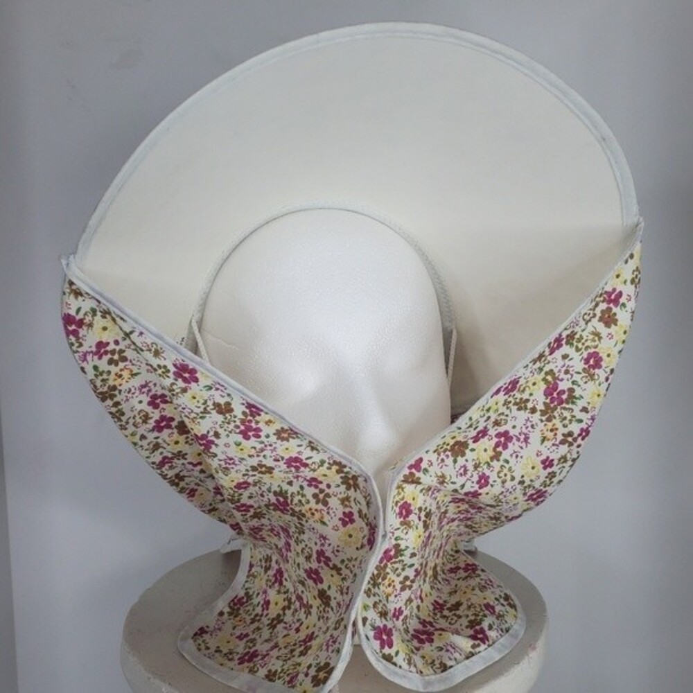 Women Summer Sun Hats Floral Sun Visor Hat With Big Wide Brim